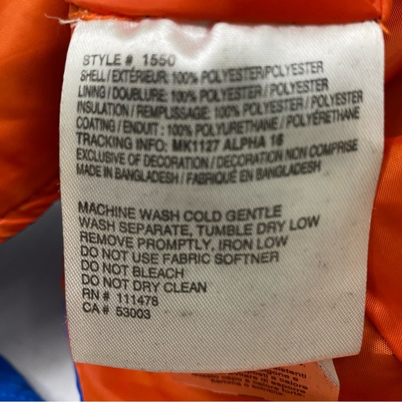 ARCTIX Youth Boys Orange Insulated Snow Bibs Overalls - Picture 11 of 12